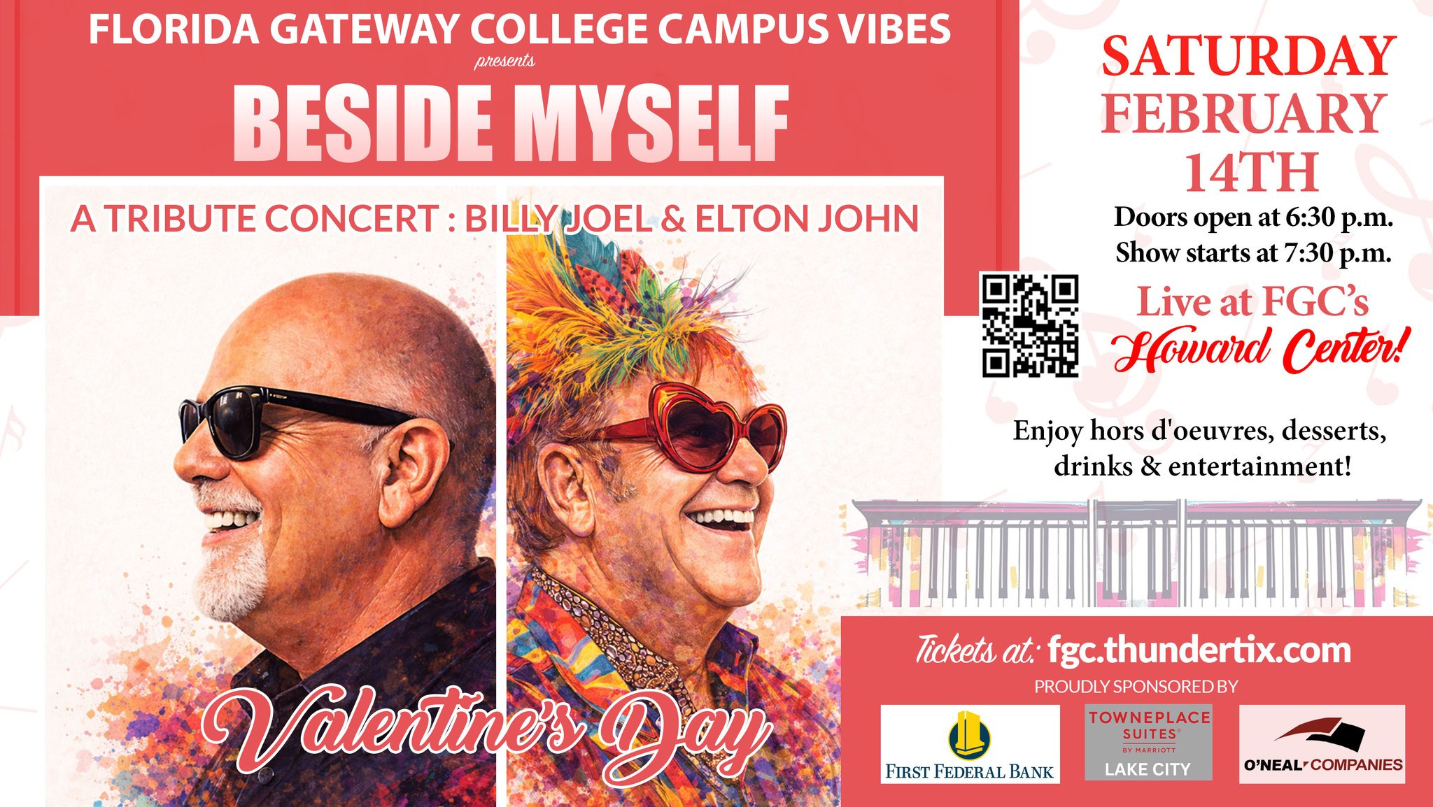 Valentine’s Day Concert – Billy Joel & Elton John Tribute