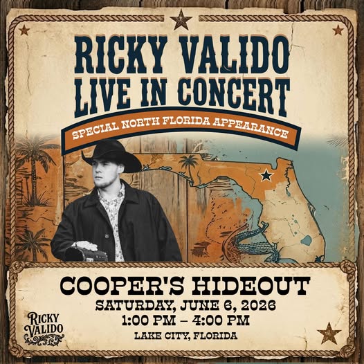 Event image: Ricky Valido Live at Cooper’s Hideout