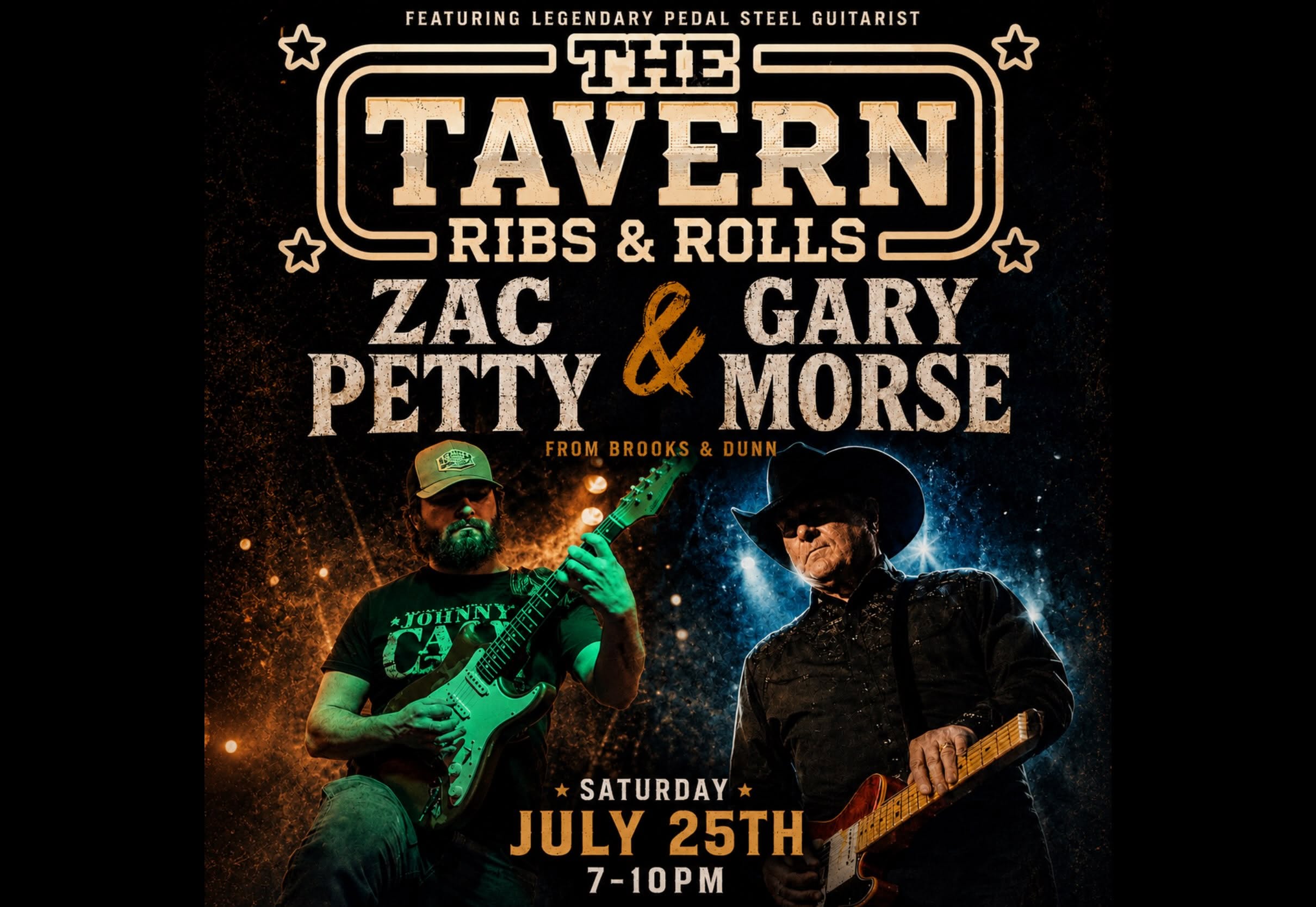 Event image: Live Music at The Tavern Ribs & Rolls – Zac Petty & Gary Morse