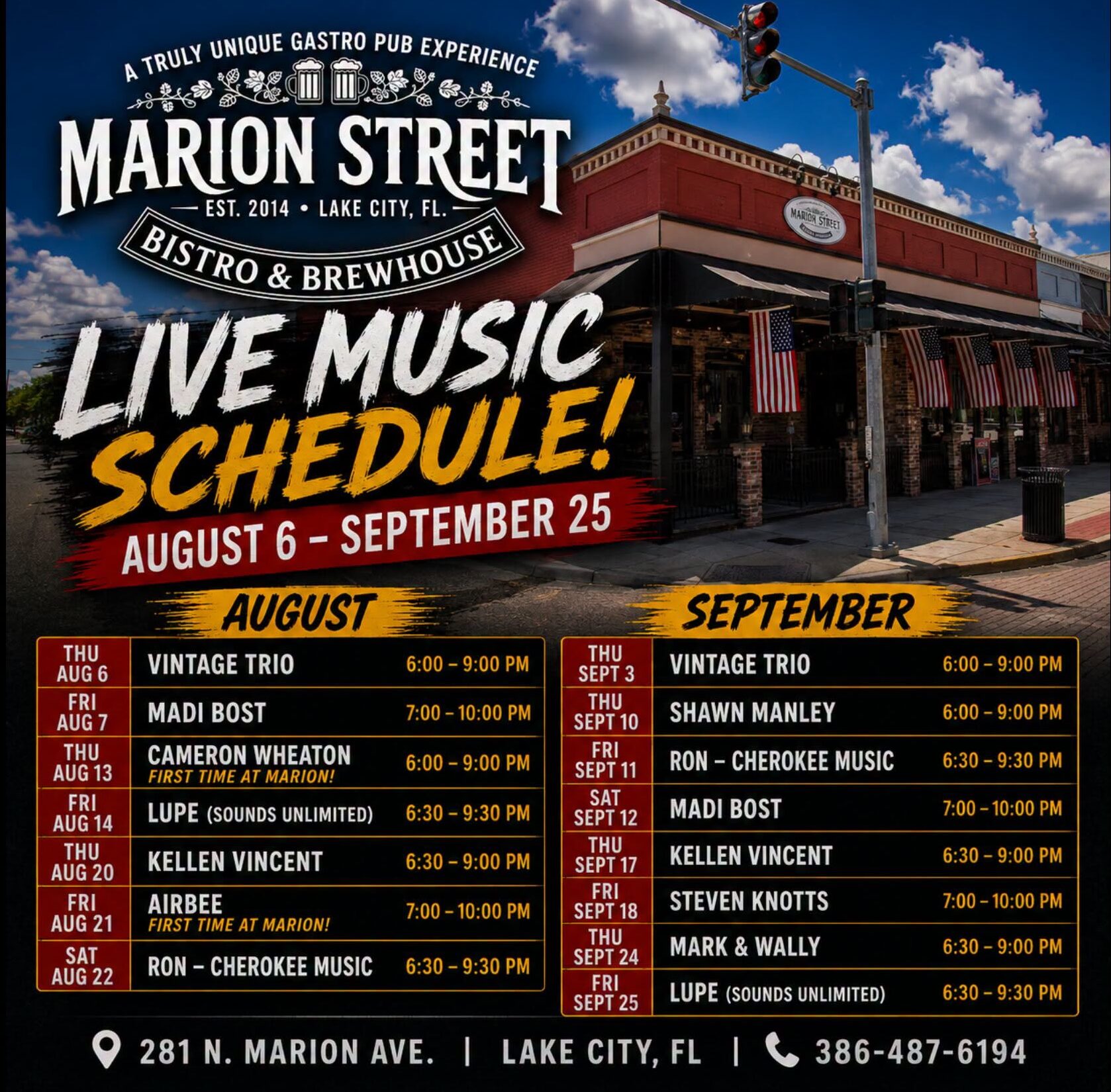 Event image: Live Music at Marion Street Bistro