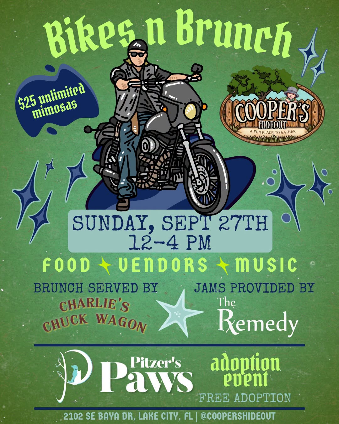 Event image: Bikes & Brunch at Cooper’s Hideout