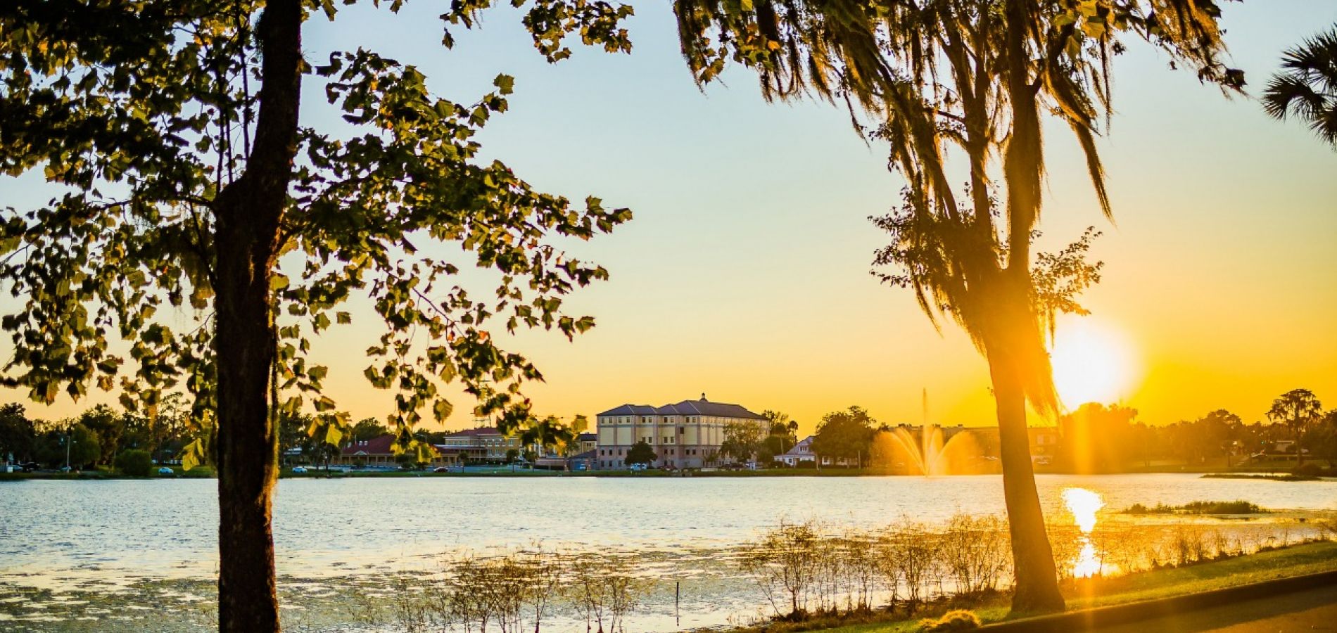Lake Desoto sunset|Lake Desoto|Lake Desoto landsape|||