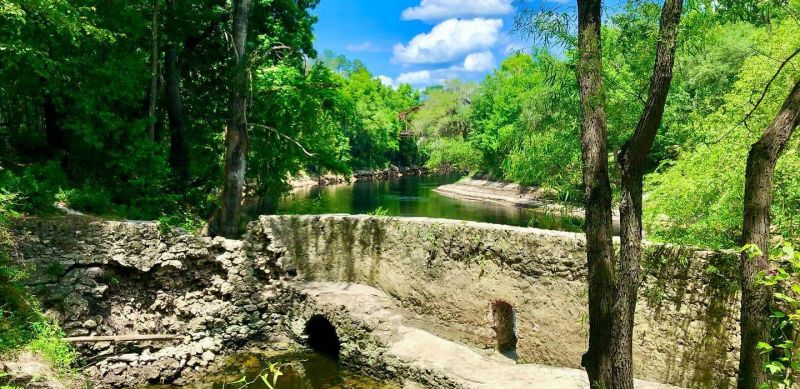 a bridge at Suwannee Springs