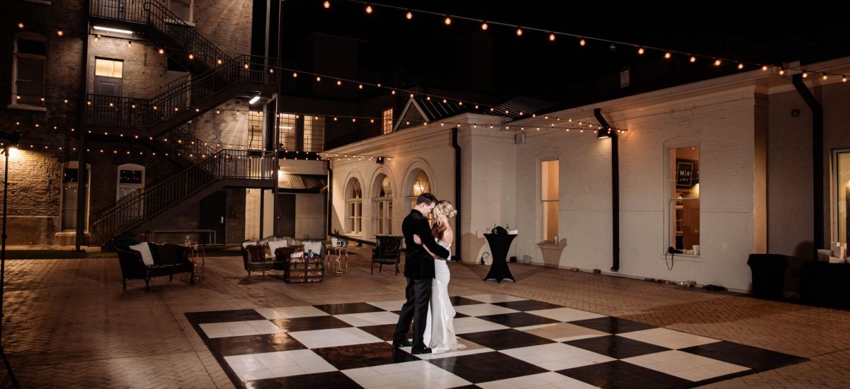 Outdoor Wedding at The Blanche|The Blanche Hotel staircase|a wedding setup at the blanche hotel||The Blanche|Wedding at The Blanche