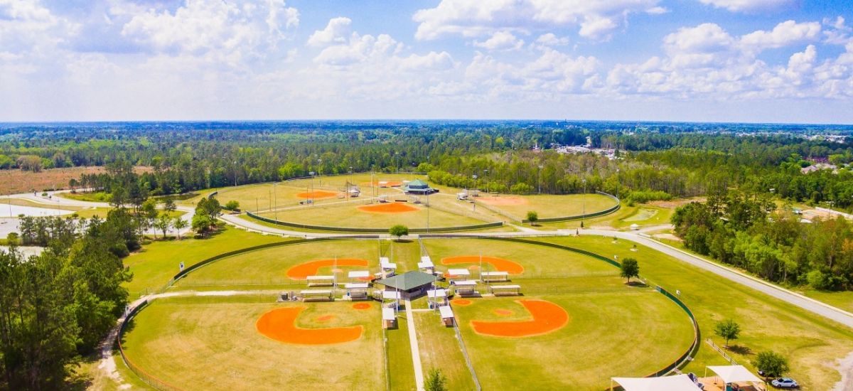 aerial view of Southside Sports Complex