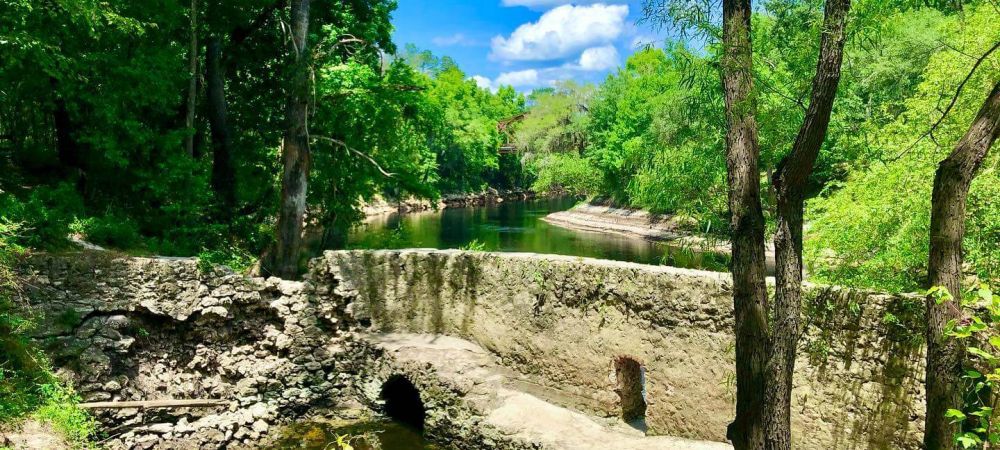 a bridge at Suwannee Springs